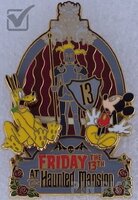 WDW - Mickey and Pluto - Friday the 13th at the Haunted Mansion