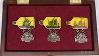 DLR - Pirates of the Caribbean - Legend Lives On - 3 Pin Boxed Set