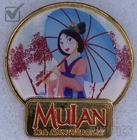 Mulan 10th Anniversary Pin