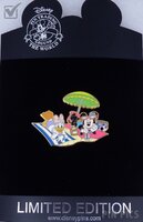 DS - Minne and Daisy - Beach Towels and Umbrella - Vacation