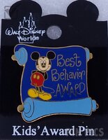 Mickey - Best Behavior Award - Kids' Award Club