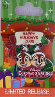 WDW - Chip and Dale - Coronado Springs Resort - Happy Holidays 2009
