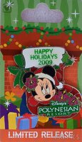 WDW - Minnie Mouse - Polynesian Resort - Happy Holidays 2009