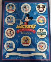 DLR - Mickey's Awards Club Completer Pin and Game Card Set - Kids' Award Pins