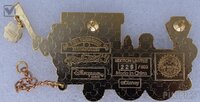 DLP- Three Little Pigs on Big Thunder Mountain Railroad locomotive - Pin trading event - Big thunder mountain event