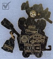 DLP - Scrooge McDuck - Big Thunder Mountain Railroad Wagon - Pin Trading Event