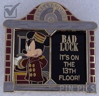 WDW - Mickey the Bellhop - Tower of Terror - Good Luck, Bad Luck