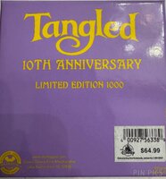 WDW - Rapunzel and Flynn in a Gondola - Tangled 10th Anniversary