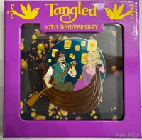 WDW - Rapunzel and Flynn in a Gondola - Tangled 10th Anniversary