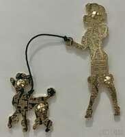 WDI - Woman Walking Poodle - Owners with Matching Dogs Series - 101 Dalmatians 60th Anniversary