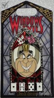 DLR - Pin of the Month - Windows of Evil - Queen of Hearts