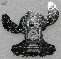 Stitch - Sitting - Stitch Pin and Lanyard Medallion Set