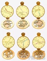 BoxLunch - Mickey and Friends Signature Pocket Watch Mystery Set - Hinged