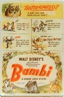 DLR - Bambi - 75th Anniversary One Sheets Posters Framed Set