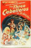 DLR - Three Caballeros - 75th Anniversary One Sheets Posters Framed Set