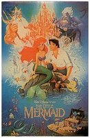 DLR - The Little Mermaid - 75th Anniversary One Sheets Posters Framed Set