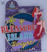 WDI - Jessica Rabbit - Pleasure Island Sign - D23 Destination D 2014 - Attraction Rewind - Jumbo