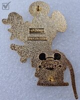 WDW - Mickey - Trimming the Tree - Nostalgic Christmas Card - Spectacle of Pins 2002 - Card and Pin