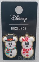 BoxLunch - Mickey and Minnie Snowmen - Free-D