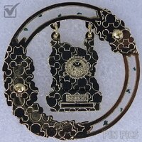 HKDL - Duffy Bear - Duffy and Friends Floral Swings Set - Stained Glass - Dangle