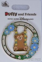 HKDL - Duffy Bear - Duffy and Friends Floral Swings Set - Stained Glass - Dangle