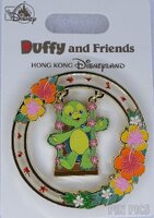 HKDL - Olu Mel - Duffy and Friends Floral Swings Set - Stained Glass - Dangle