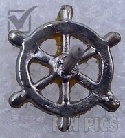 Japan - Ship Wheel - Donald Duck Mini 3 Pin Set - Silver - JDS