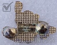 Japan - Jaq Dressed in Military Outfit Throwing Rice  - Cinderella Frame Set - JDS