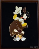 DLR - Chip and Dale's Wild West Pin Adventure - Bull Riding Mickey - Jumbo