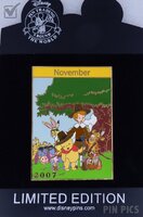 DIS - Winnie the Pooh, Piglet, Tigger, Eeyore, Rabbit and Christopher - Thanksgiving - November