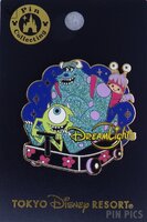 Japan - Mike, Sulley and Boo - Electrical Parade Dream Lights - Monthly Pin Collection - TDR