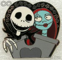 Jack Skellington & Sally - Tombstone Heart - Nightmare Before Christmas - Deluxe Starter