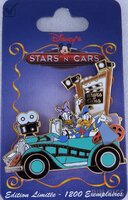 DLP - Donald and Daisy - Movie Camera and Lights - Parade - Stars in Cars