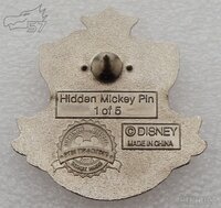 DLR - Mickey Mouse - Crests - Hidden Mickey 2012 - Wave A - Set 3