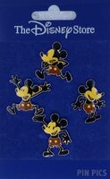 Japan - Mickey Mouse - Plane Crazy - 4 Pin Set