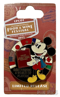 WDW - Waiter Mickey - Epcot International Food and Wine Festival - Discovering a World of Flavors