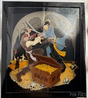 DS - Jack Sparrow and Hector Barbosa Fighting - Jumbo - Pirates of the Caribbean