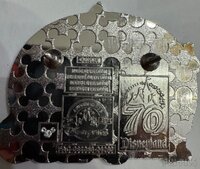 DLR - Mickey and Minnie - Rainbow Castle - Disneyland 70th Anniversary - Version 2 - Black Text