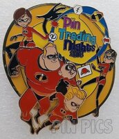 HKDL - The Incredibles - Pin Trading Nights 2018 - Jumbo -  Slider - Glow-In-the-Dark - Magic Access