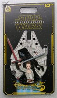 Rey and Kylo Ren - Star Wars: The Force Awakens 10th Anniversary Mini Jumbo