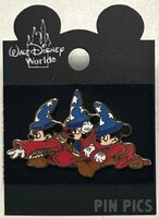 WDW - Three Sorcerer Mickeys Casting a Spell - Version 3
