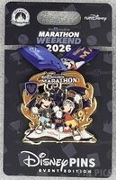 WDW - King Mickey and Queen Minnie - Replica Medal - 26.2 Mile Marathon - Marathon Weekend 2026 - runDisney
