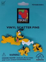 Applause - Pluto and Puppies Vinyl Scatter Set - Mickey Unlimited