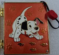 HKDL - Lucky - Jumbo Book with Seal - Stained Glass - 101 Dalmatians