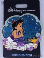 WDI - Aladdin - Wishes Series 1 - Genie I Wish for Your Freedom - D23 - Lamp - Jumbo