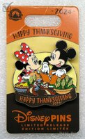 Mickey, Minnie, Chip and Dale - Happy Thanksgiving 2024 - Days of Note