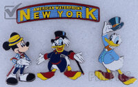 Japan - Mickey, Donald and Scrooge - New York American Waterfront Set - TDS