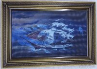 WDI - Ship - Haunted Mansion Parlor Portraits - Lenticular - Jumbo