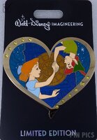 WDI - Peter Pan and Wendy Darling - St. Valentine's Day Gem Hearts 2026 - Jeweled - Jumbo