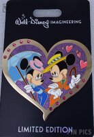 WDI - Minnie and Mickey - St. Valentine's Day Gem Hearts 2026 - Jeweled - Jumbo